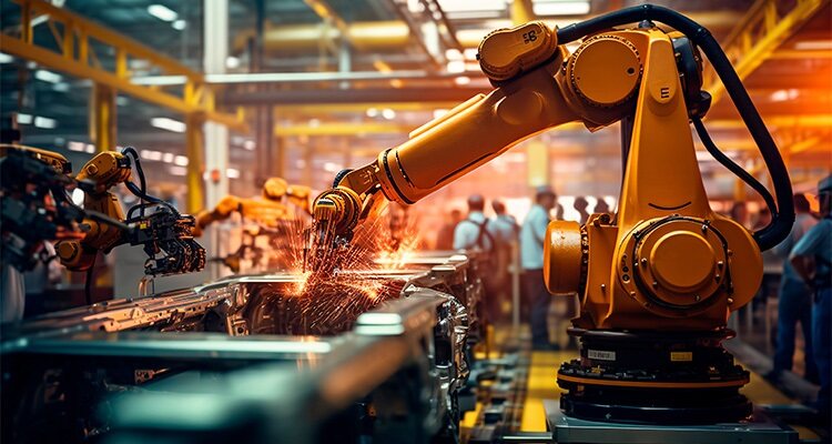 Robotic production line