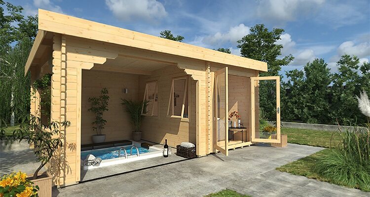 outdoor hot tub gazeebo