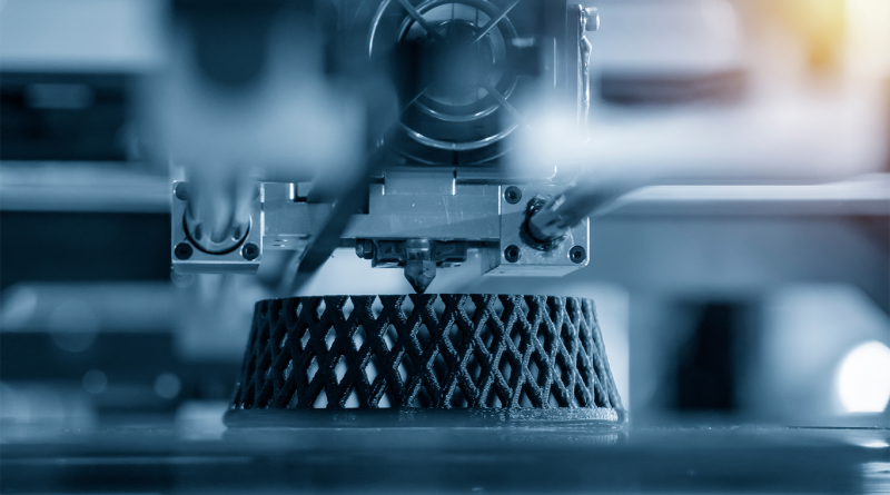 Advanced 3D printing technology being used in construction to create complex architectural structures to support additive manufacturing article