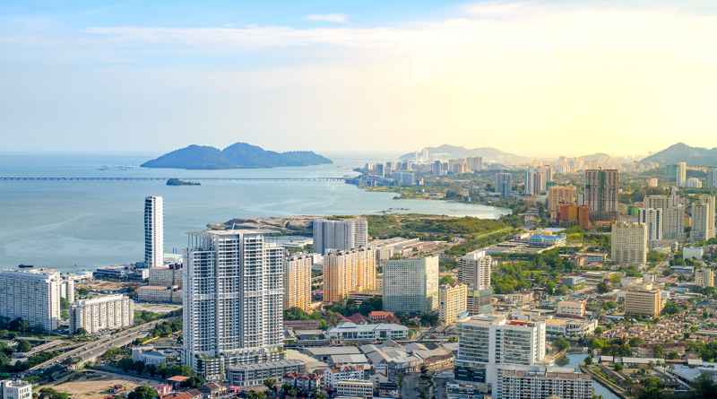 Skyscape view of Penang, Malaysia to support Rigol Technologies new facility article
