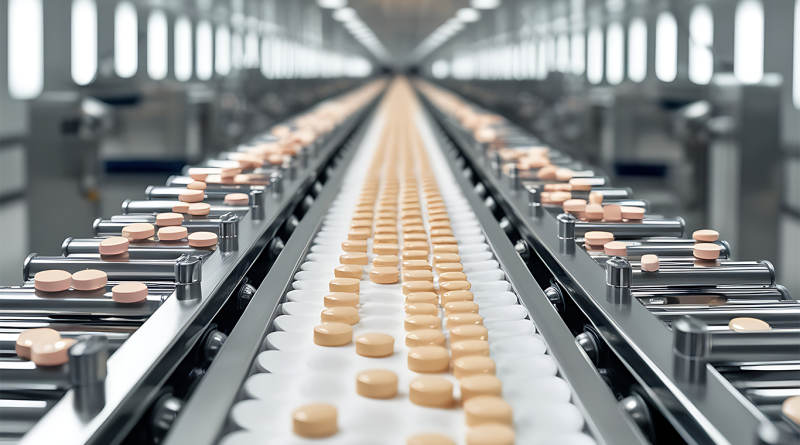 EU and US Pharmaceuticals production line
