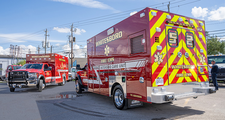 Whitesboro Fire Department Emergency Medical Service vehicle