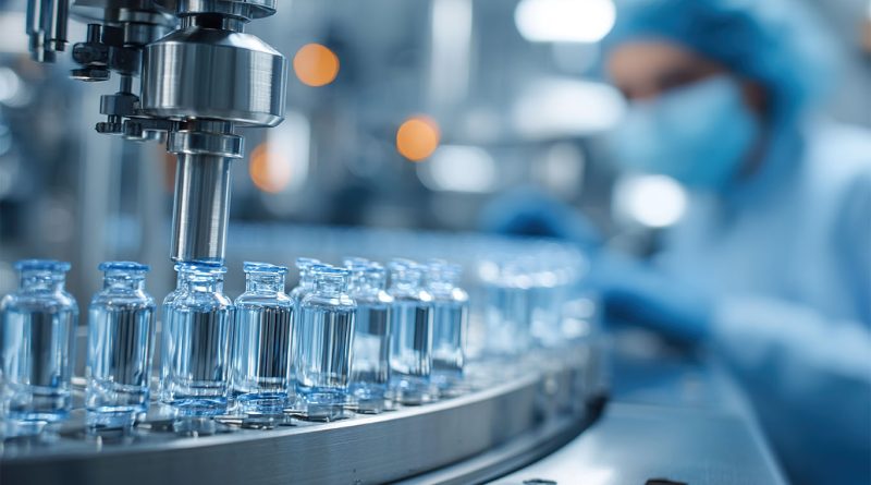 Biomanufacturing facility production line to support Amgen article