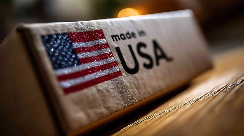 Made in USA sign on package to support Orbic Electronics technology article