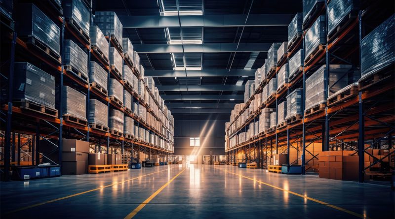 Digital image of warehouse to support Warehouse Storage Solutions article