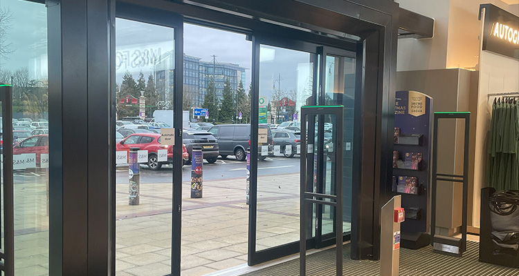 he entrance to a retail establishment