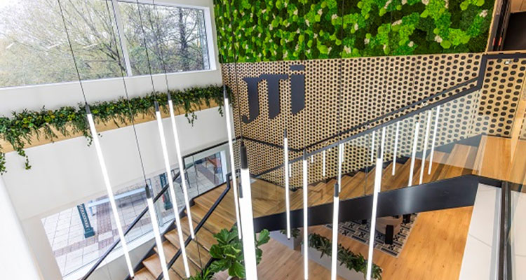 interior of the JTI (Japan Tobacco International) national distribution center in Crewe, United Kingdom