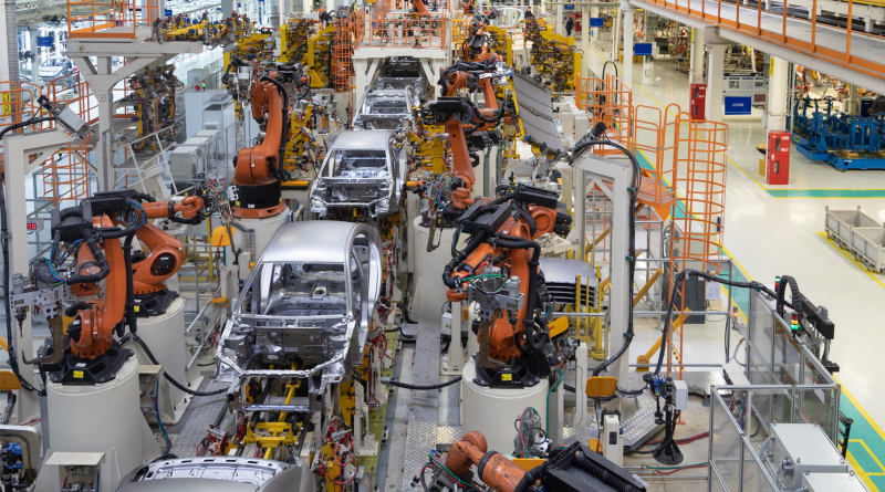 The automated build process of the car body
