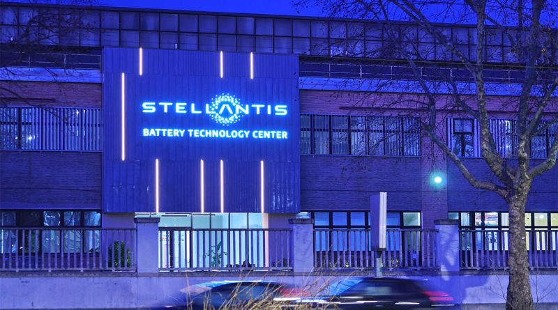 Stellantis manufacturing plant with Jeep vehicles on an assembly line in the US Midwest