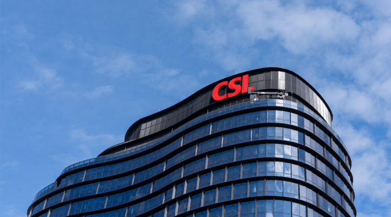 CSL sign on the office building in Melbourne, Victoria, Australia