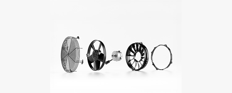 the components of a DC electric fan