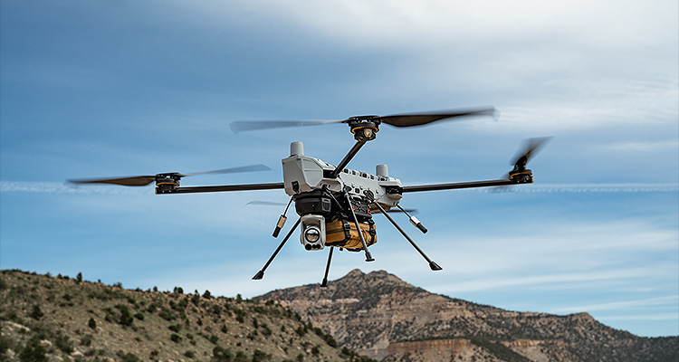 the PDW C100, a multi-mission unmanned aerial system (UAS) developed by Performance Drone Works