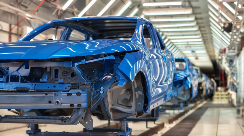 Production line of automobile plant, painting shop