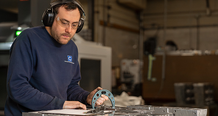 a man working in an industrial setting