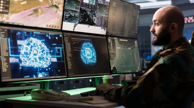 Army software developer employing AI technology in military planning and decision making processes.