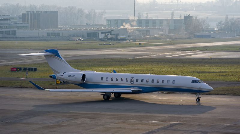 Bombardier secures order for 40 Challenger 3500 jets from Vista in $1.18 billion deal Bombardier Challenger 3500 business jet parked on airport runway