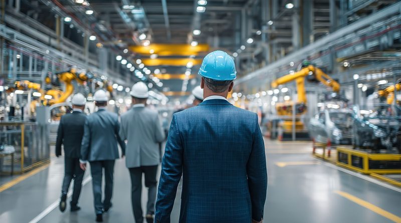 Manufacturing professionals in warehouse to support Industrial Supply Leaders article