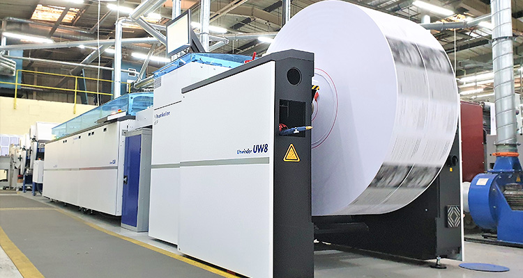 a Domino N610i digital label press