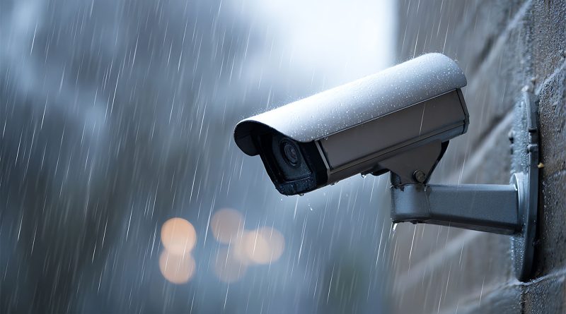 outdoor rugged camera in rain