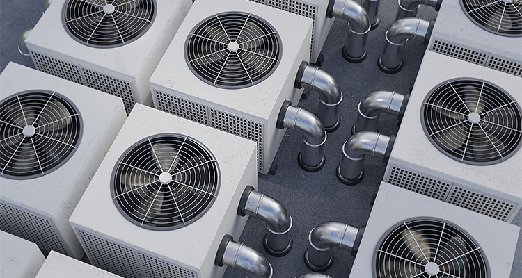Through its 100+ year legacy, Modine Manufacturing Company remains driven by trust, quality, and innovation HVAC units (heating, ventilation and air conditioning). 3D rendered illustration.