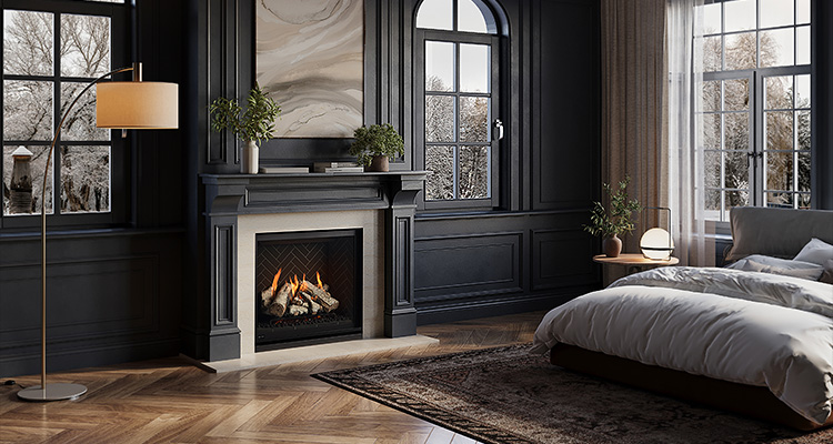 a Regency Grandview G800P Premium Gas Fireplace
